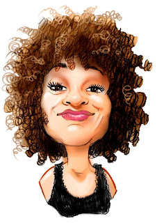 caricatura afro