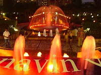 Fountains of Evershine park at Mumbai in India