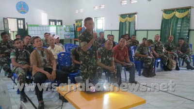 Korem 142/tatag Gelar Sosialisasi Program Transmigrasi Personil TNI-AD 
