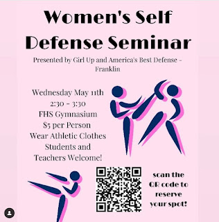 FHS Girl Up schedules a self defense course for May 11
