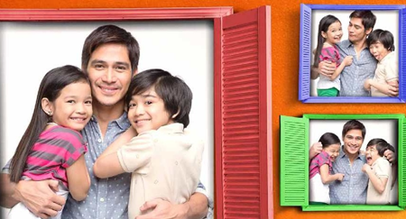 Piolo Pascual, Xyriel Manabat and Zaijian Jaranilla