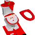 D-FantiX 3D Nose Santa Toilet Seat Cover 