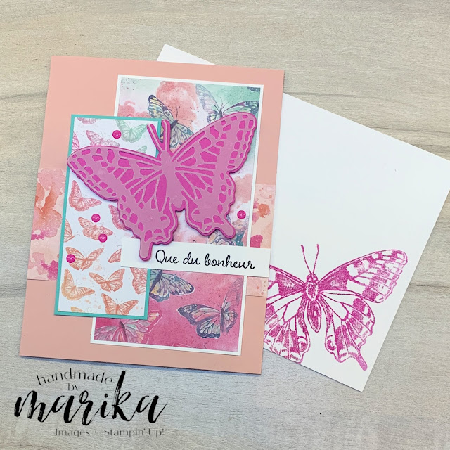 Butterfly Bouquet, Que du bonheur, Carte Stampin' Up!