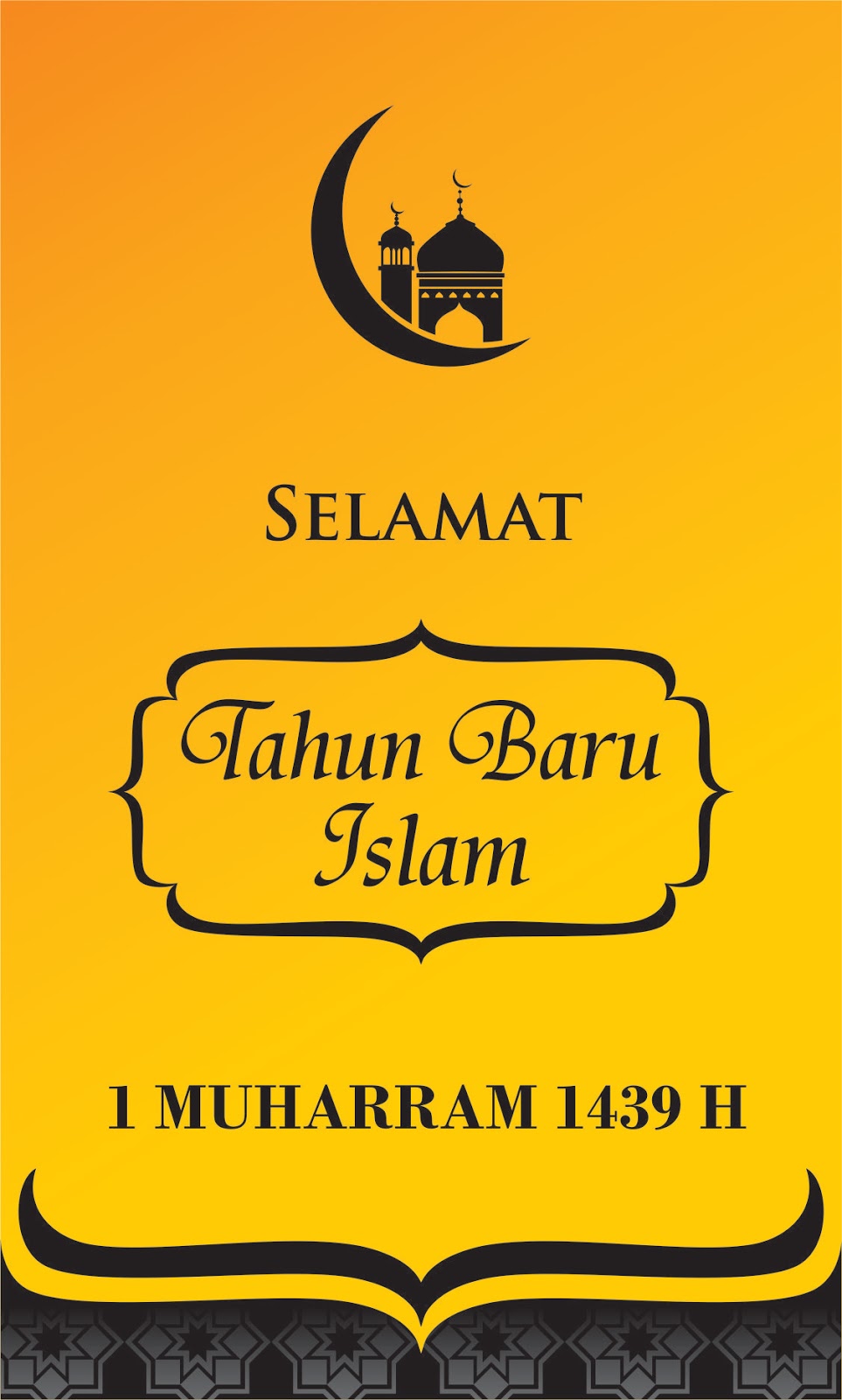 Contoh Template Ucapan Selamat Tahun Baru Islam Ucorel