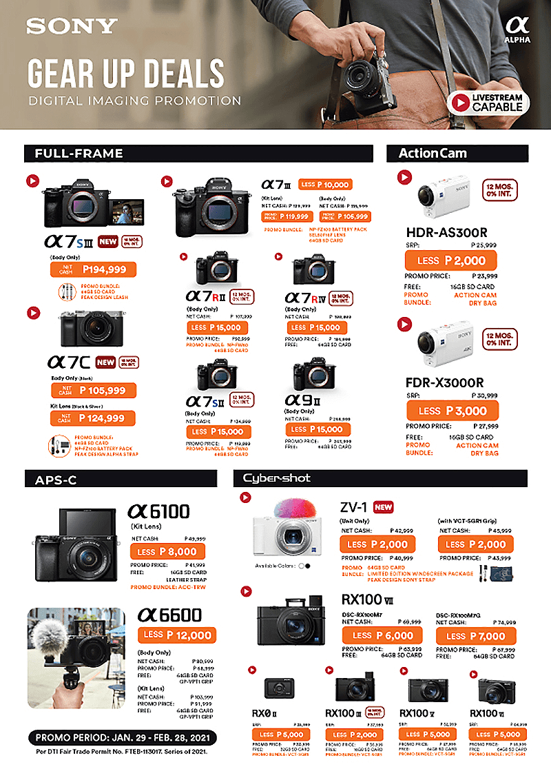 Sony camera deals