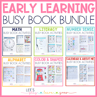 Early Learning Busy Book Bundle