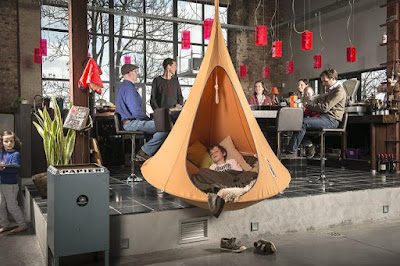 Cacoon, A Hanging Cocoon Hammock That Give You Isolated Area To Relax Or Private Time