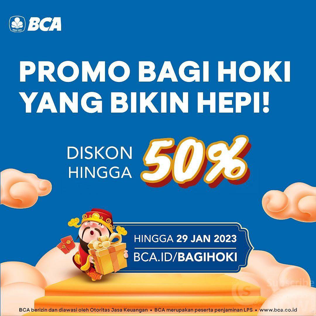Promo BCA IMLEK BAGI HOKI DISKON hingga 50%