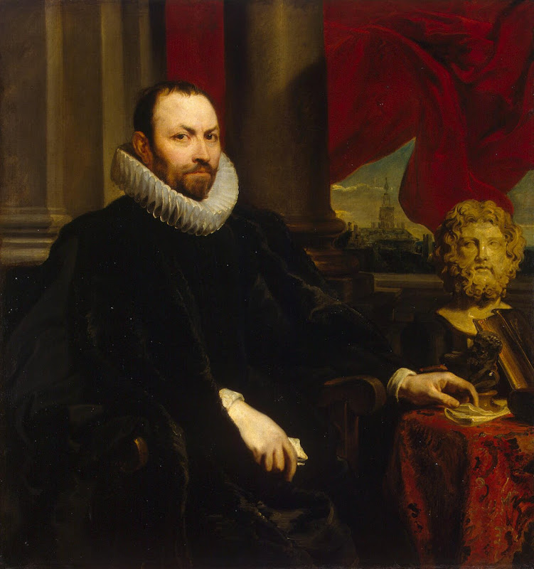 Nicolaes Rockox by Anthony van Dyck - Portrait Paintings from Hermitage Museum