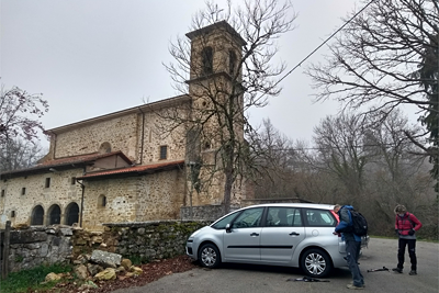 Iglesia de Markina, inicio del recorrido