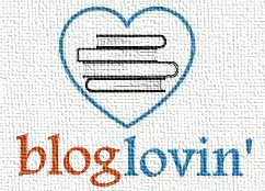 Book-themed Bloglovin Button