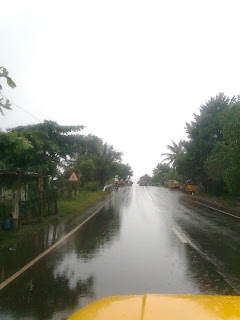 these pictures are taken on Nokia Mobile while traveling from changanassery kottayam kerala to alappuzha on a rainy day- find coconut trees on paddy fields, small water passing along with road, house boats parking and resting at nedumudy alappuzha, famous also for nedumudi venu, a great actor in Malayalam film industry and some pictures are taken at thoppumpady ernakulam where fishing boats parking