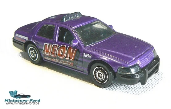 Matchbox, MB901, 2006 Ford Crown Victoria, NEON CAB COMPAGNY