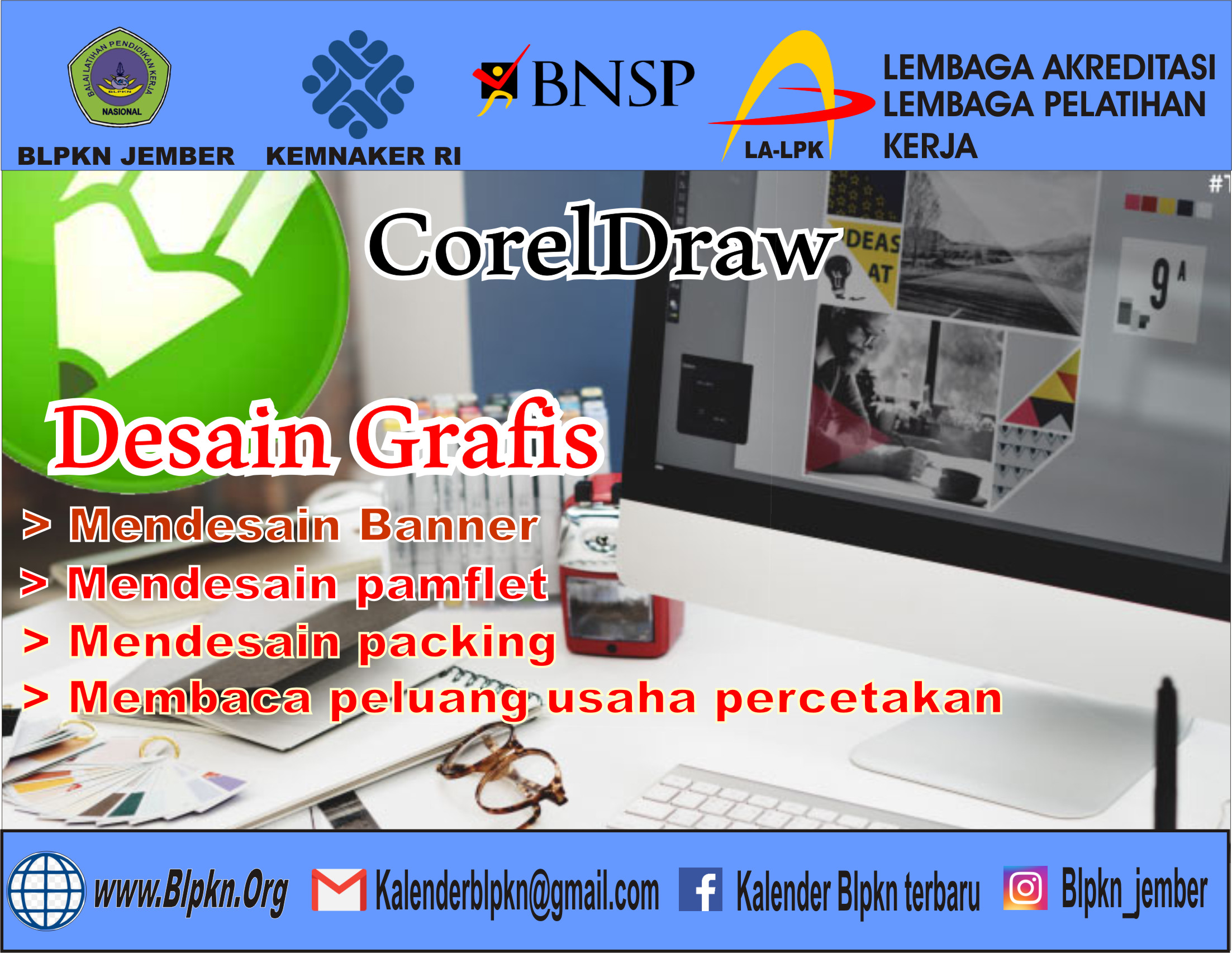 program PRAKERJA sistem OFFLINE