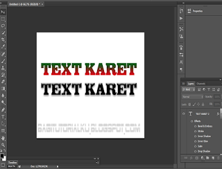 Membuat Text Tekstur Karet Kenyal Dengan Adobe Photoshop