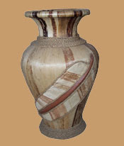 Antique Flowers Vase from banana tree_4