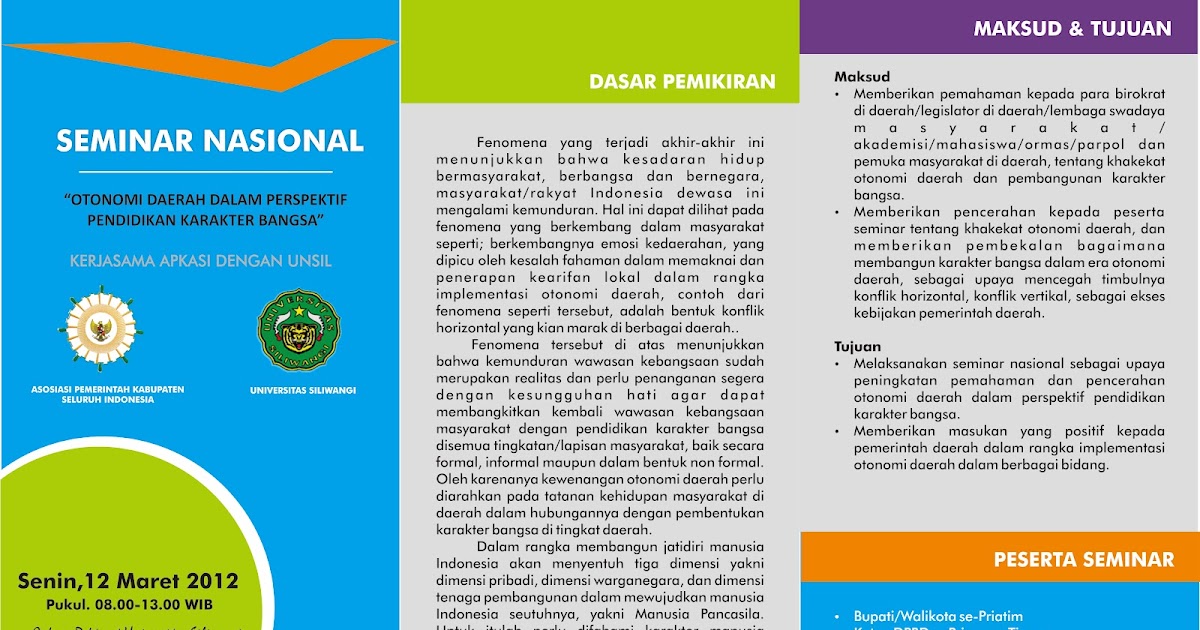 Seminar Nasional Otonomi Daerah - Peminat Khasanah Politik 