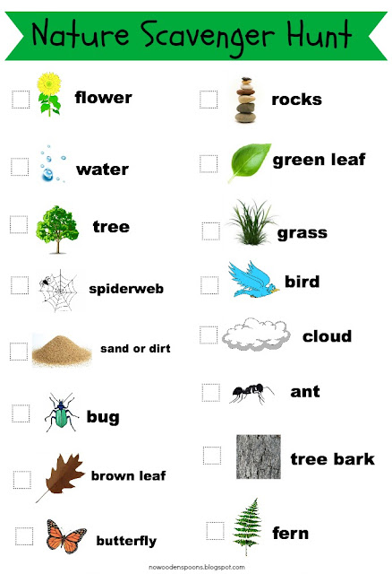 Print the Nature Scavenger Hunt