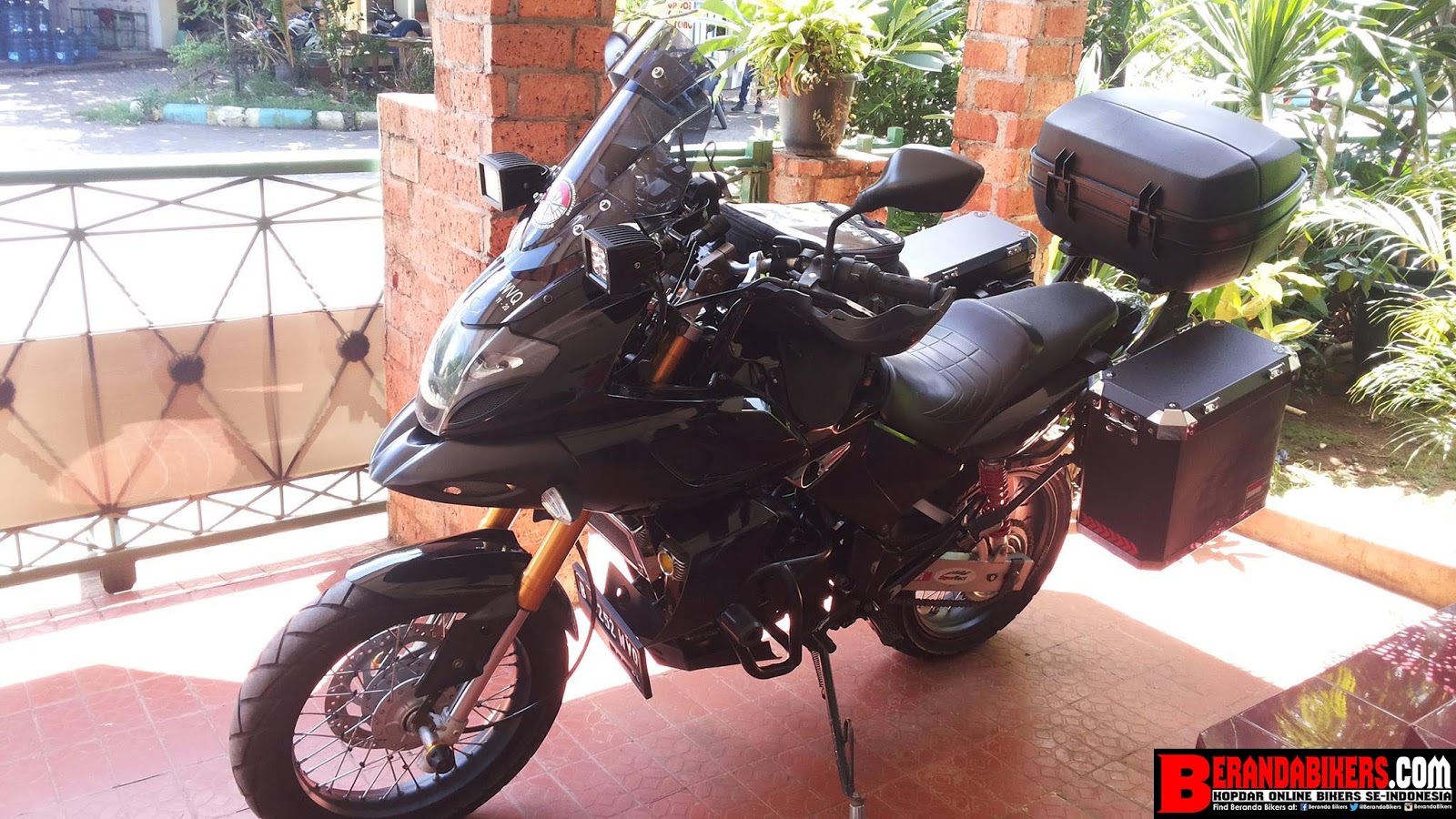 Koleksi Modif Honda Tiger Buat Touring Terbaru Botol Modifikasi