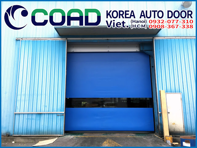 Cửa cuốn tốc độ cao, cửa đóng mở nhanh, cửa cuốn nhanh, high speed door, COAD, GV