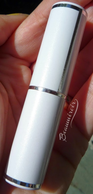 Lancome Shine Lover Vibrant Shine Lipstick French Sourire #340: the white tube