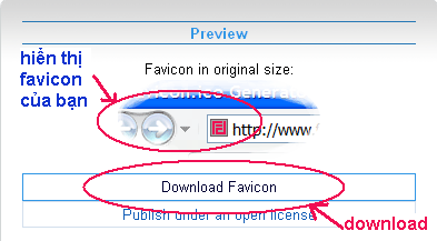 Hướng dẫn Tạo favicon cho web /blog