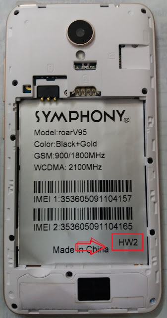 Symphony V95 Flash File Official Firmware