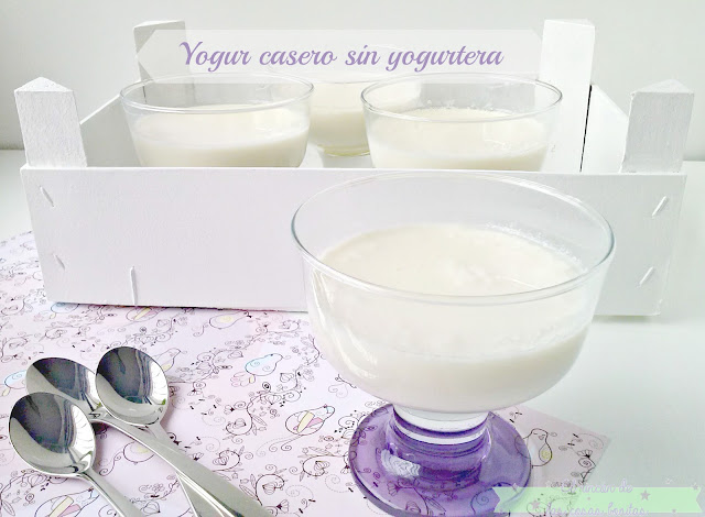 yogur casero sin yogurtera