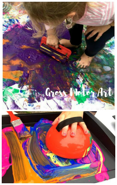 Outdoor Gross Motor Art