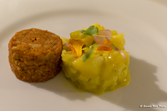 Albóndigas vegetales con ensalada de patata berlinesa por El Guisante Verde Project