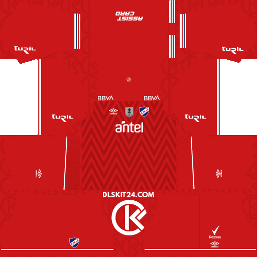 Club Nacional Kits 2024 Umbro - Dream League Soccer Kits 2024 (Goalkeeper Third)