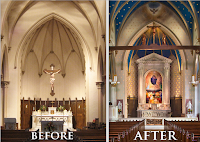 Before and After: St. Mary's Church, Norwalk, Connecticut