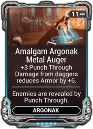 Amalgam Argonak Metal Auger