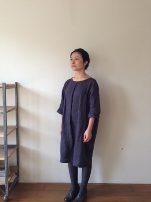 ニーナワンピース Fog Linen Work フォグリネンワーク