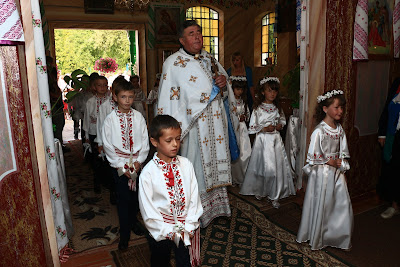 В церкві села Монастирок.