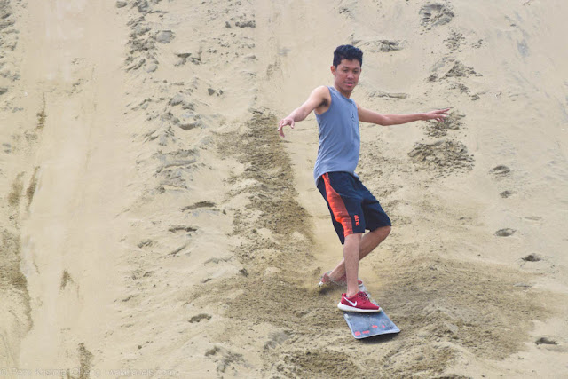 Surfing the sand dunes of Ilocos Norte