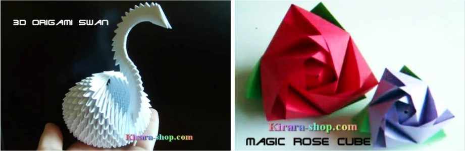 imo haircut Applique Origami Video panduan membuat 