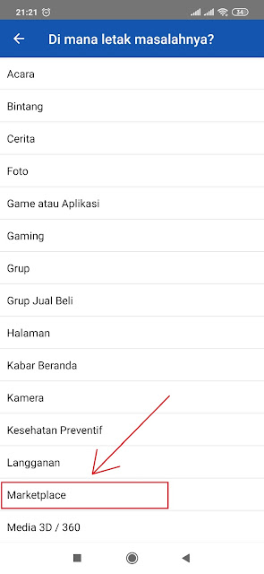 Cara Mengaktifkan Kembali Marketplace Facebook