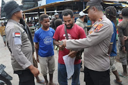 Gelar Razia di Pasar Potikelek, Polres Jayawijaya Temukan Motor Hasil Curian