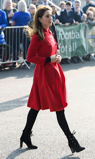 Kate Middleton at National Football Stadium in Belfast