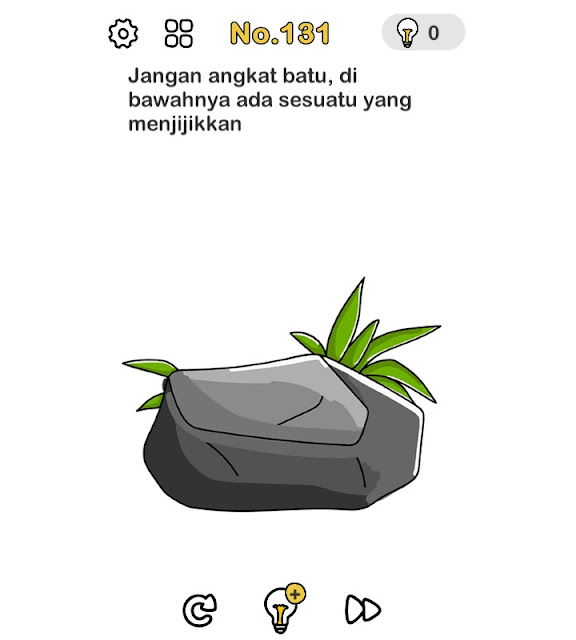 Jangan angkat batu, dibawahnya ada sesuatu yang menjijikan