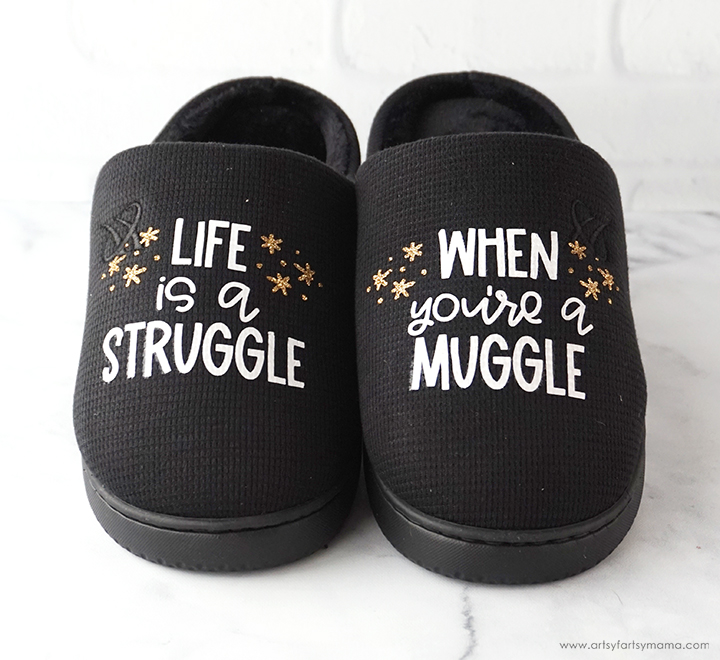 Harry Potter Muggle Slippers with Free Cut File