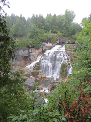 Inglis Falls along BTC hiking pathway.