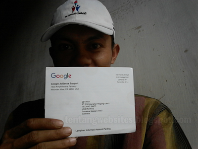  Alhamdulillah saya ucapkan alasannya yakni tadi pagi saya telah mendapatkan PIN dari Google AdSense Pengalaman mendapatkan PIN AdSense dari Google