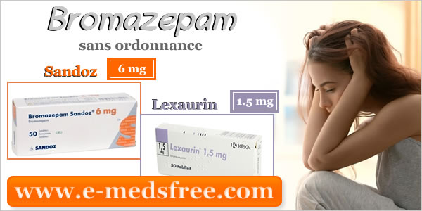 Bomazepam Lexaurin, anxiolytique et hypnotisant puissant sans ordonnance sur la Pharmacie en ligne européenne www.e-medsfree.com