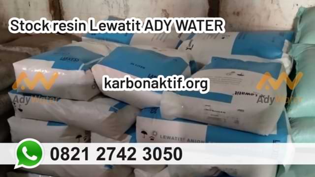 cara kerja filter resin kation, cara regenerasi resin, stock resin kation