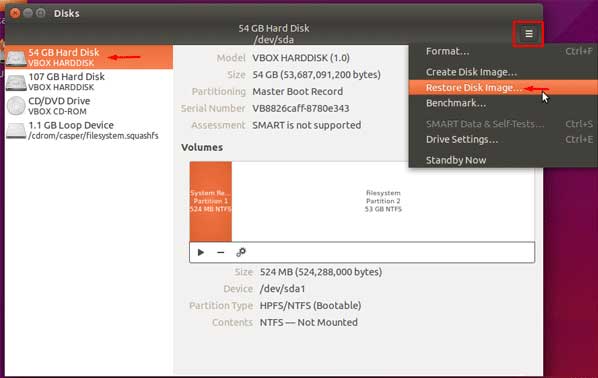 Cara Mudah Membuat System Image Backup Windows menggunakan Ubuntu