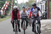 Kapolres Banjar Turut Meriahkan Sepeda Santai dalam rangka Hari Jadi Kota Banjar Ke-20