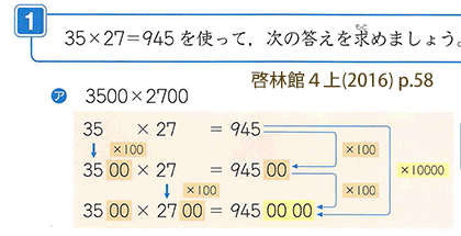 掛け算の順序をめぐって 計算の工夫とかけ算の順序