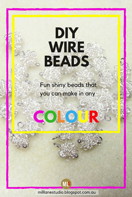 Make your own crazy wire coiled beads from wire inspiration sheet.